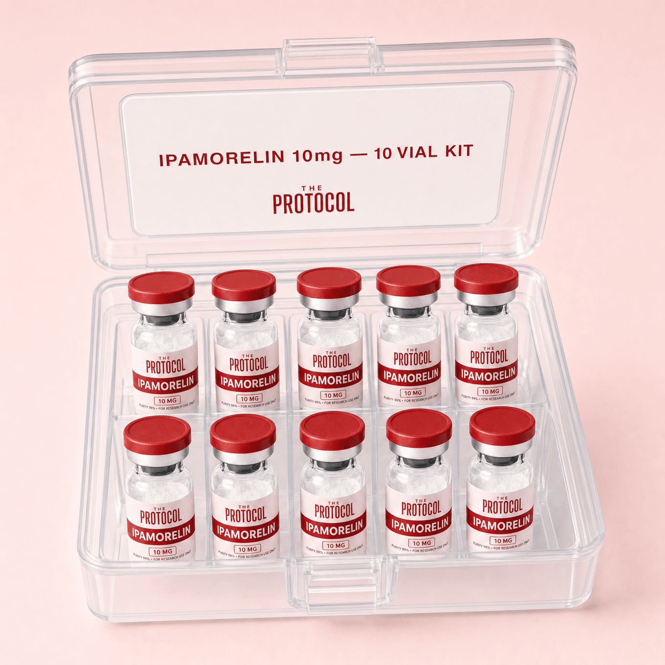 Ipamorelin (10mg) — 10 Vial Kit